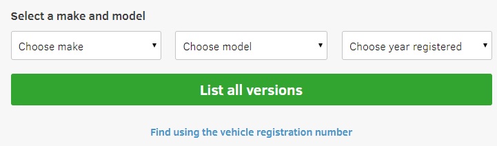 Choose a model on What Car?
