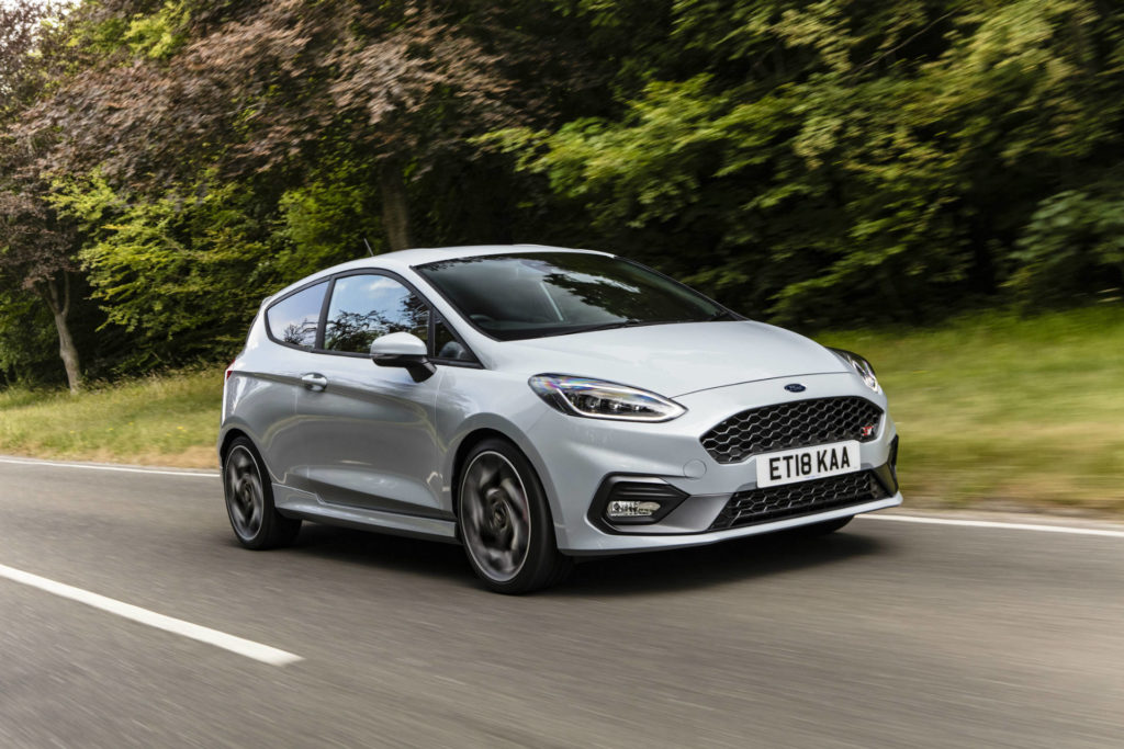 Ford Fiesta ST from the rear